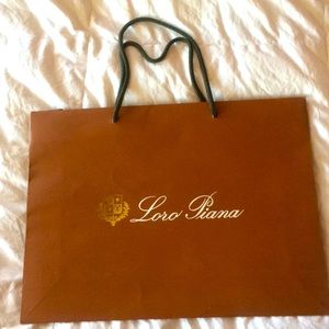 Loro Piana shopping bag